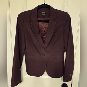 RW&CO. Dark Mauve Two-Button Blazer